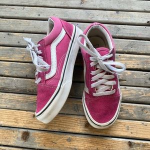 Pink Vans Little Girls 1.5